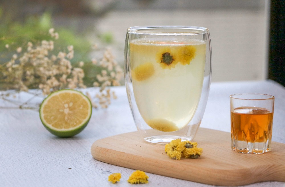 蜂蜜檸檬菊花茶
